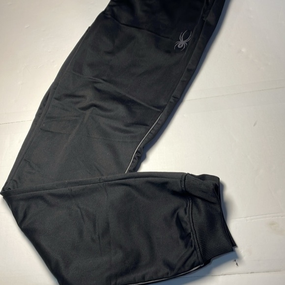Spyder Boys Black Tapered Sweatpants Jogger Pants XL (18/20) - Picture 7 of 7